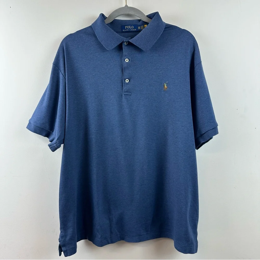 Polo Ralph Lauren PRL 1XB Blue Polo Shirt Classic Knit Design